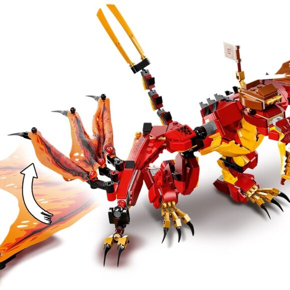 New & Sealed Lego Ninjago Fire Dragon Attack Retired & Collectible  Set 71753 - Picture 4 of 9